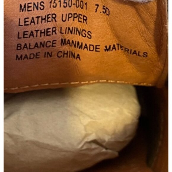 Florsheim Mens Black Leather Oxford Dress Shoe Size 7.5 Lace-Up Formal plain toe - Picture 8 of 16